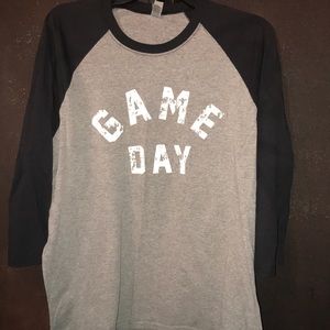 3/4 sleeve baseball tee